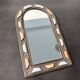 Moroccan Artisan Mirror in Brass and Bone - Moorish Style
