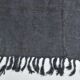 Shades of gray & silver vintage kilim rug