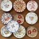 Mismatched antique plates
