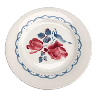 Set of 6 plates sarreguemines digoin cannes