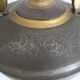 Copper and brass kettle