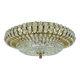 glamorous 1960s mid century CEILING LAMP ceiling fixture brass and glass