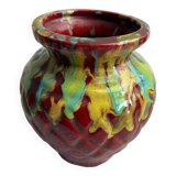 Glazed ceramic vase