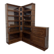 Bibliothèque d'angle de style Globe Wernicke classique en anglais