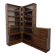 Bibliothèque d'angle de style Globe Wernicke classique en anglais
