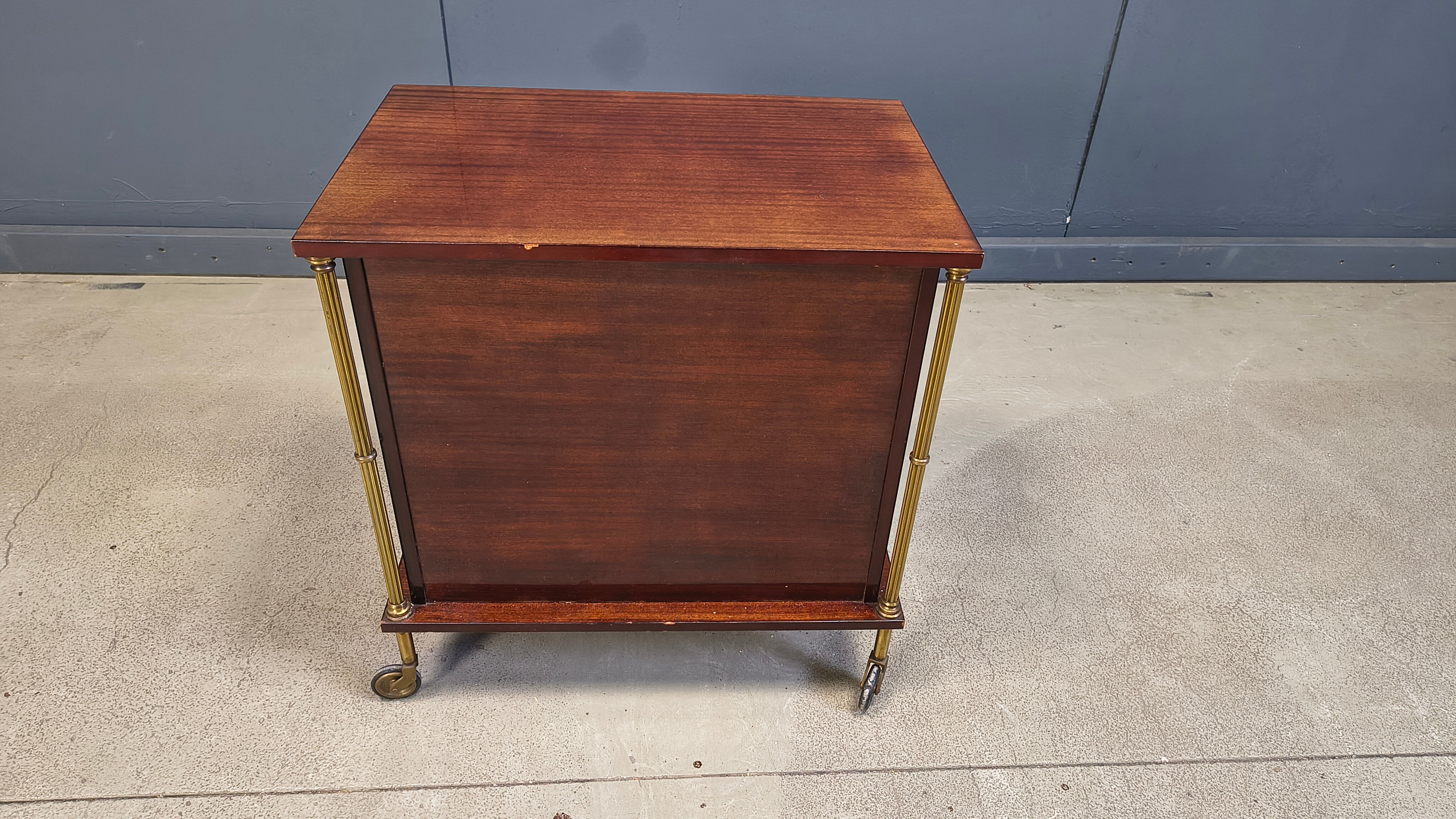 Mid-century modern French bar cabinet, 1960s