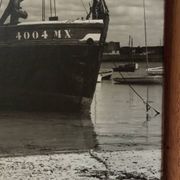 Photo d'un bateau à Roscoff, années 50