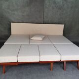 František jiràk sofa bed by tatra, vintage czech 1960s
