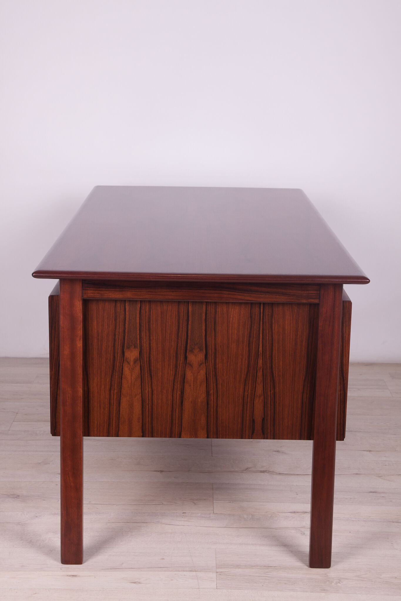 Mid-century freestanding rosewood desk, 1960s