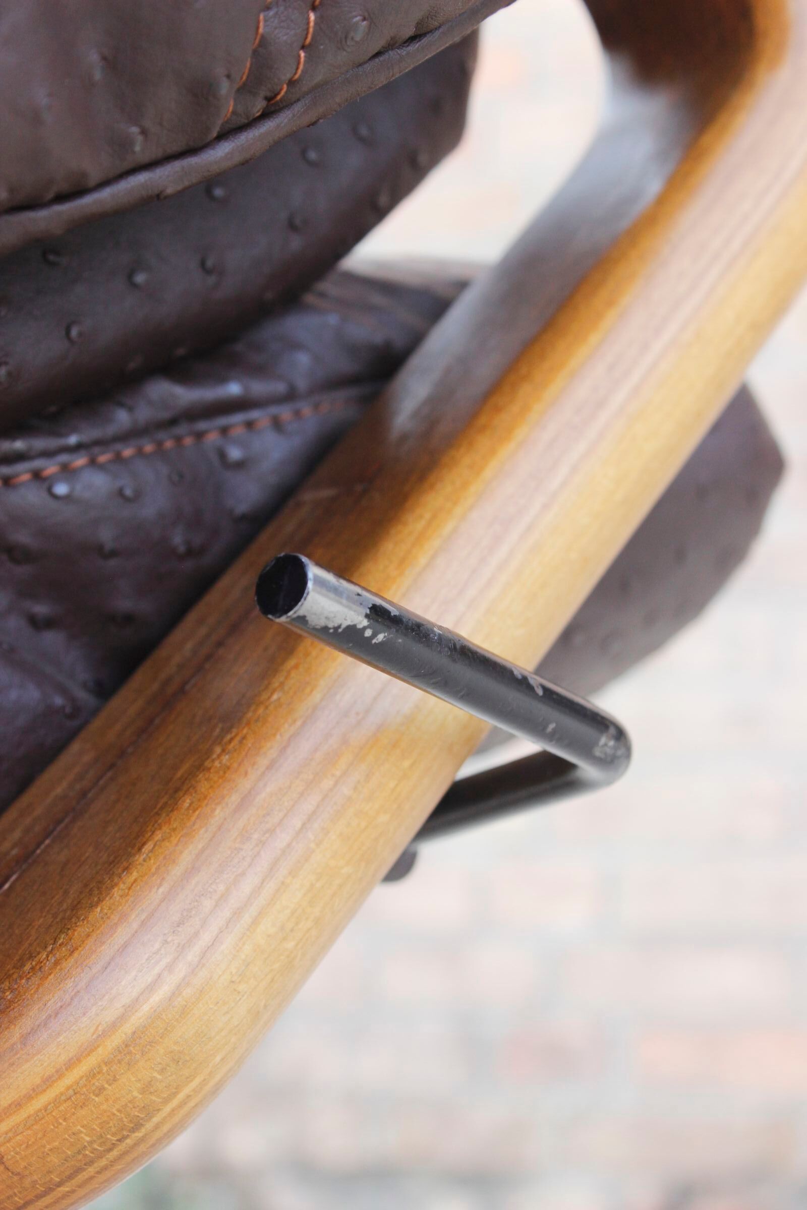 Relaxation armchair & Ottoman Scandinavian design Sweden 1960s