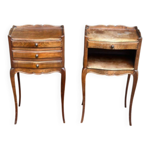 2 tables de chevet style
