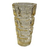 Hermanova Hut Glass Vase - F. Peceny 1970