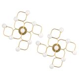 1 of 2 Sciolari Leola wall-mounted ceiling light in brass, Germany, 1970s