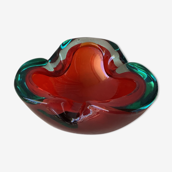 Vintage Murano Sommerso ashtray