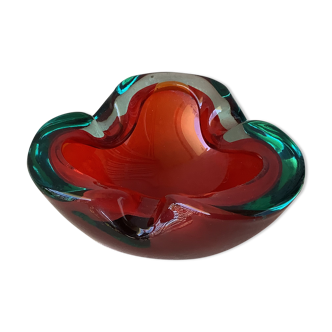 Vintage Murano Sommerso Ashtray