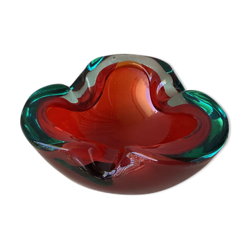 Vintage Murano Sommerso Ashtray