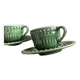 Lot de 4 tasses et assiettes