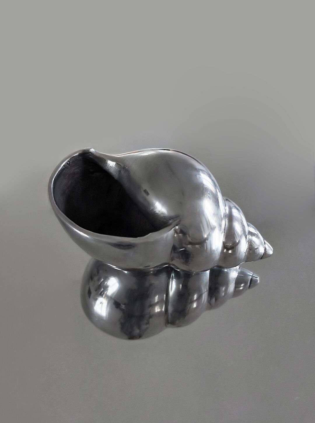 Brass shell sculpture