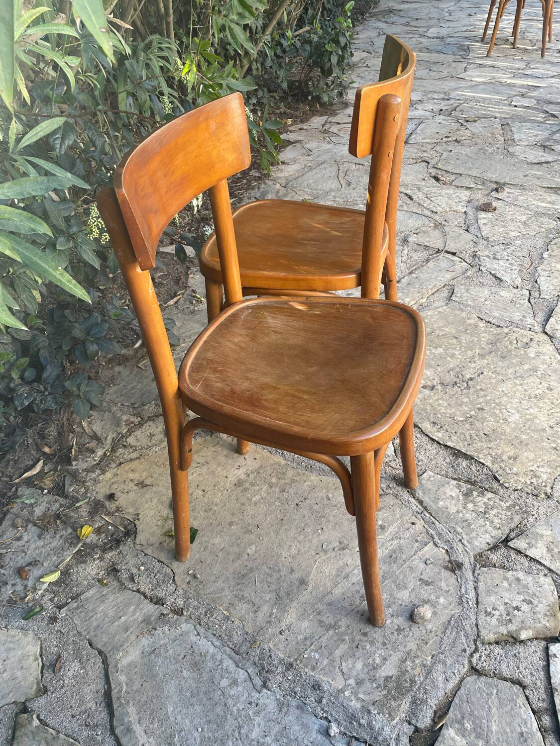 Lot de quatre chaises bistrot