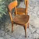 Lot de quatre chaises bistrot