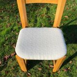 6 vintage chairs Scandinavian design Guilleumas