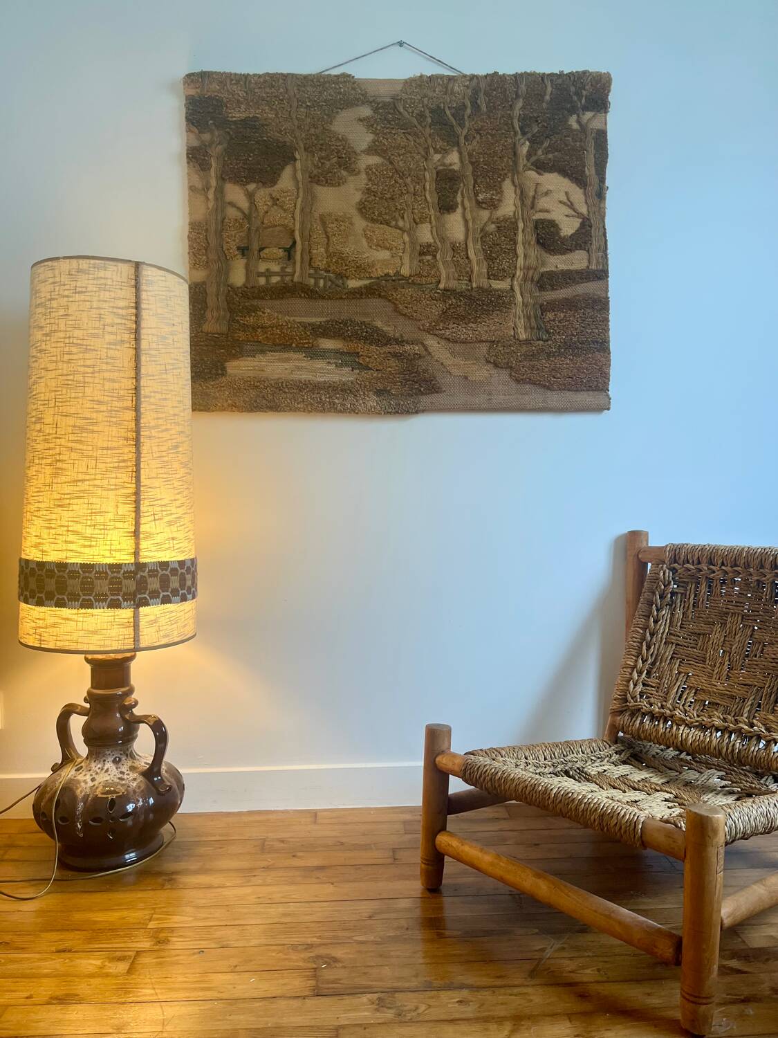1970s wool wall tapestry