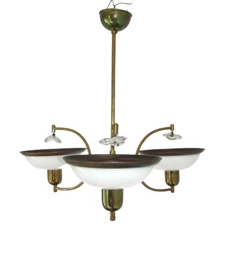 A stylish chandelier from the 1960s,