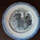 Ancienne assiette  décorative  h.b & cie  terre de fer