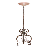 Lampadaire en fer forge art deco