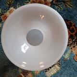 White opaline vase - late 19th or early 20th century