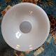 White opaline vase - late 19th or early 20th century