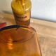 Jar "Lamium Album" brown glass