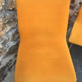 Six chaises orange