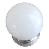 Opaline globe table lamp