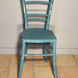 Chaises bleues
