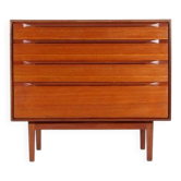 Commode rétro vintage en teck danois Ib Kofod-Larsen milieu du siècle années 60 70