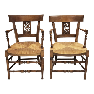paire de fauteuils landais - 1900