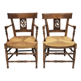 Pair of armchairs Landes 1900 vintage