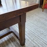 Rustic farmhouse table, solid oak, 2m