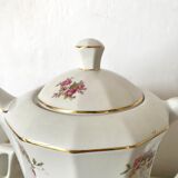 Antique tea set in Chauvigny porcelain