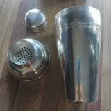 Old shaker in silver-plated metal with goldsmith's hallmarks