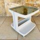Table d'appoint Vintage sur roulettes avec rangement, édition Flair 1970s