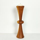 Wooden candle holder