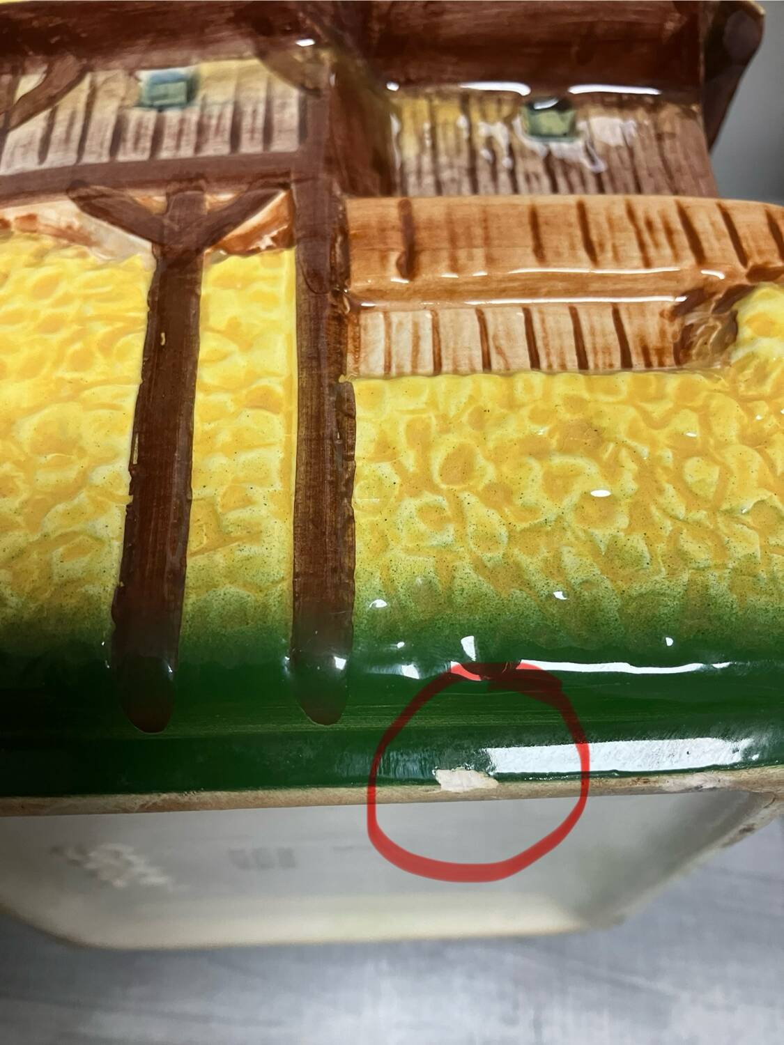 Vintage-Charming teapot-House shape-West Germany