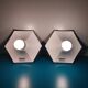 Pair of Italian sconces by Fosnova 80's