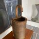Vintage rattan umbrella door