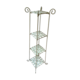 Shelf on wrought iron feet