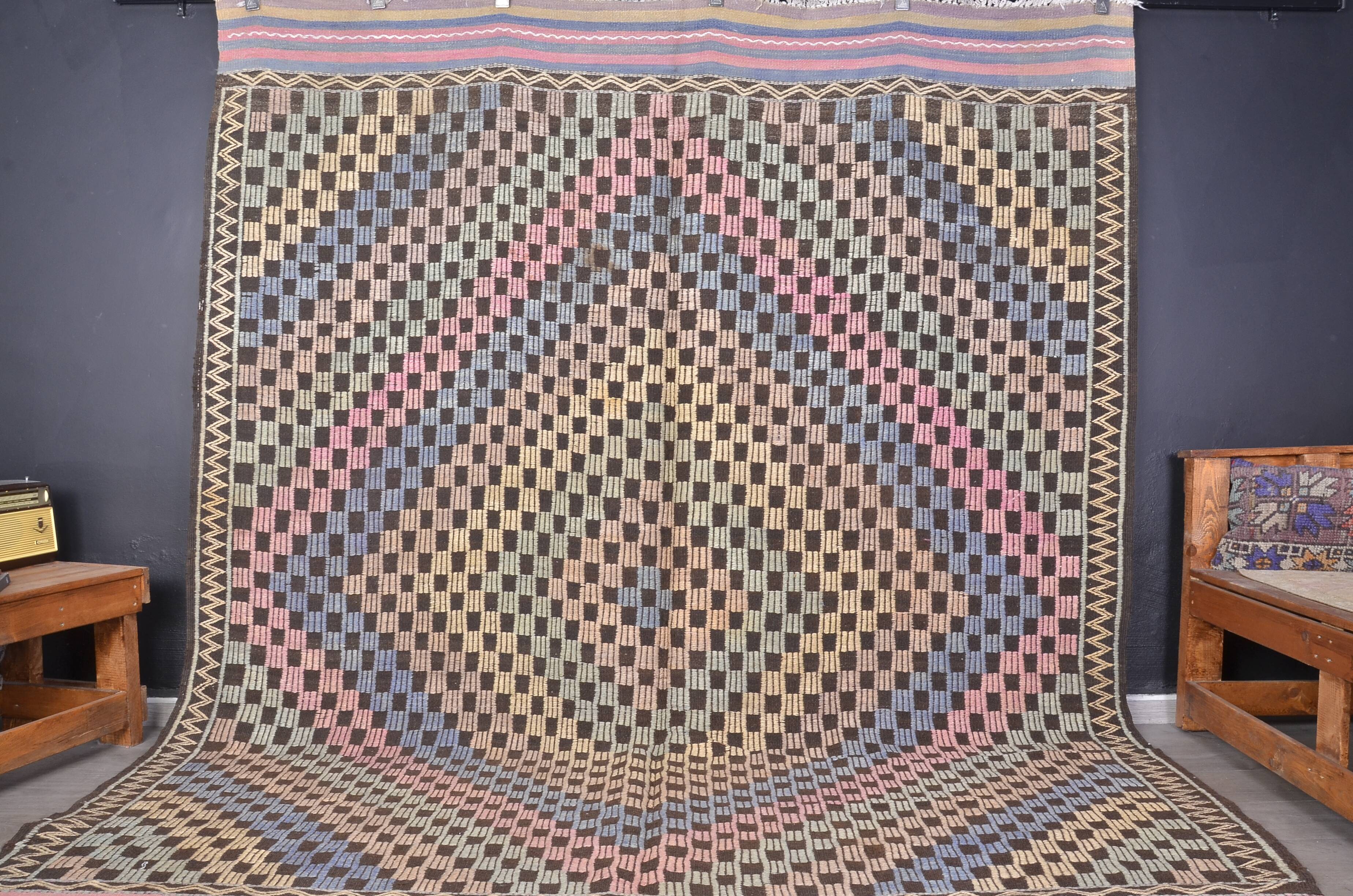 Colourful Neutral Home Living Kilim Rug sku 1891