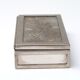 Silver metal box, 50s