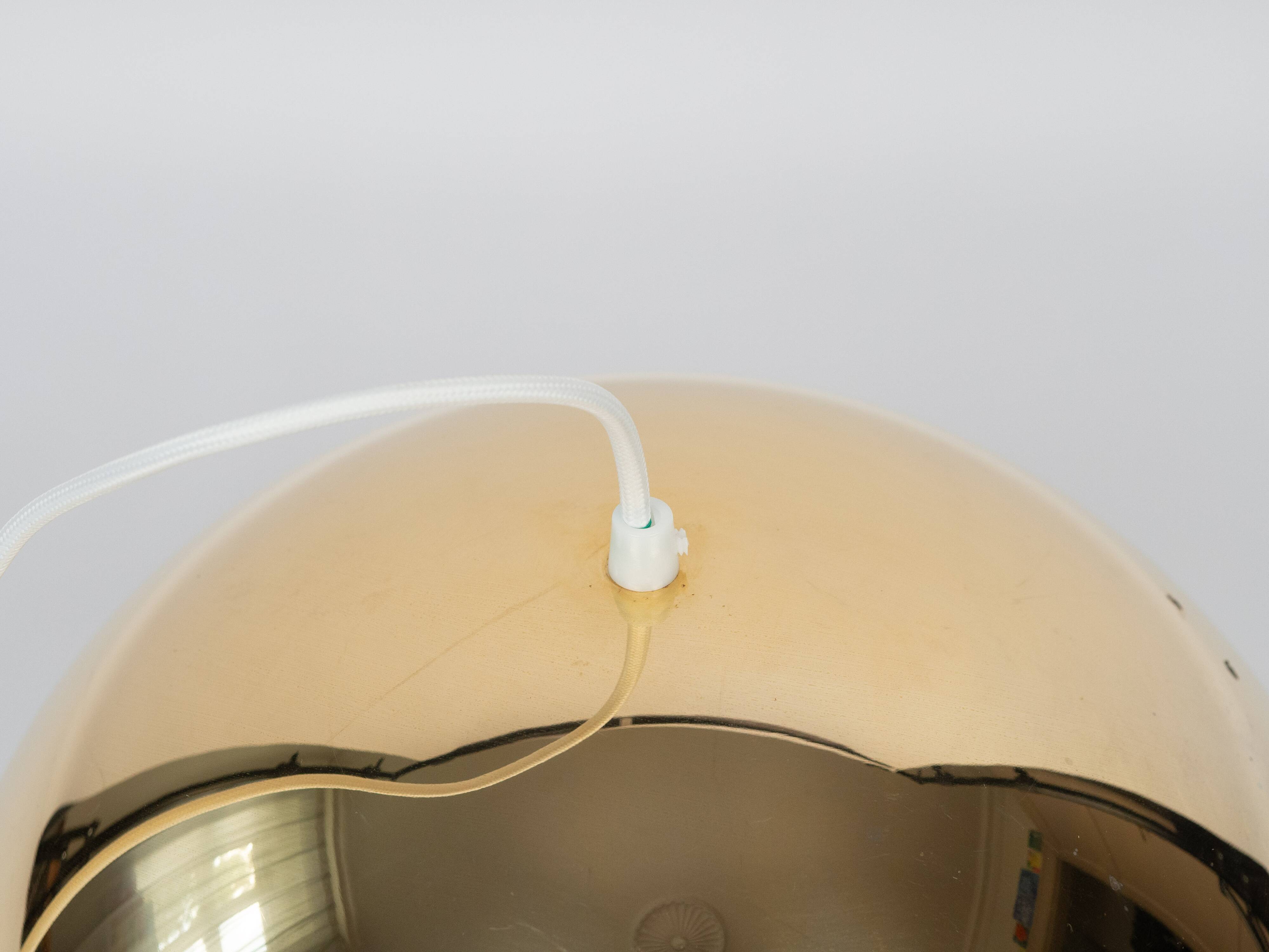 Danish vintage pendant lamp Milieu by Jo Hammerborg, Fog og Morup, 1970